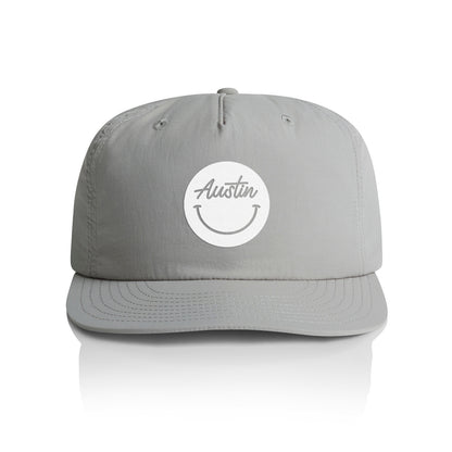 Austin Cursive Smile Nylon Snapback