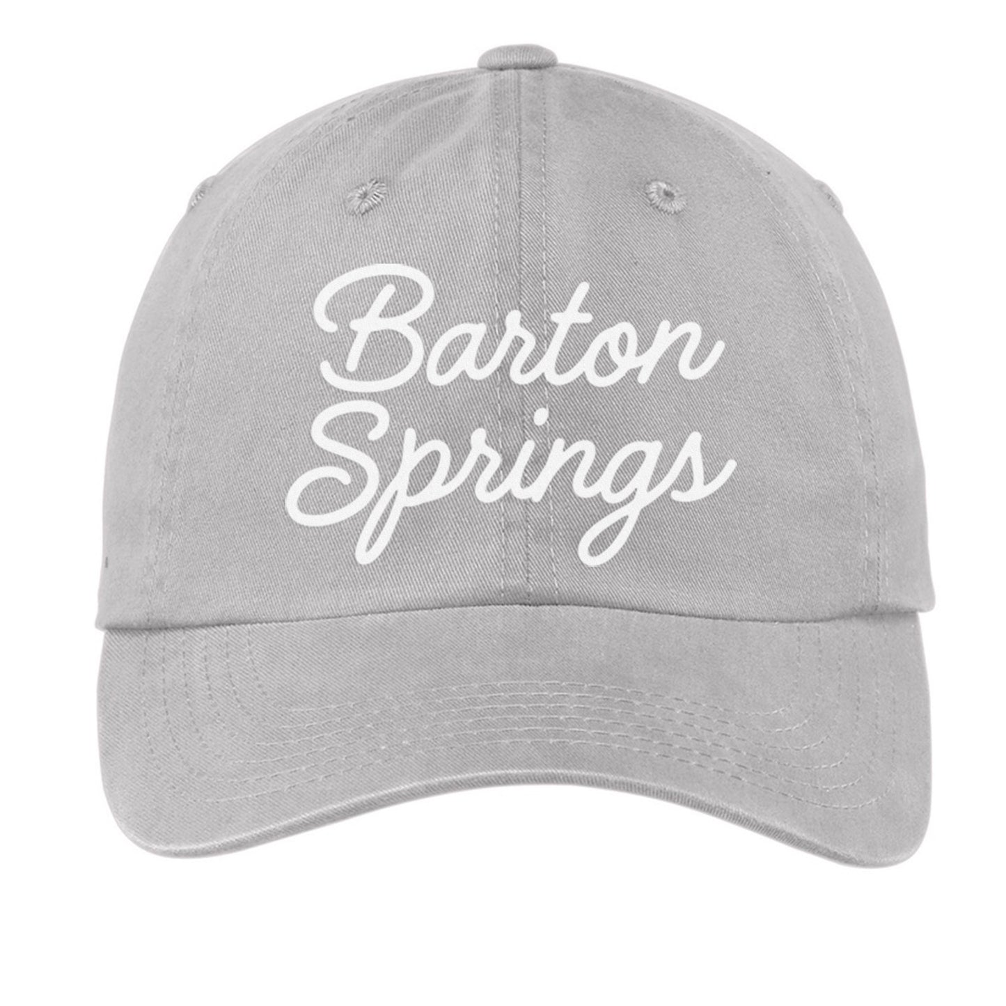 Barton Springs Cursive Baseball Cap
