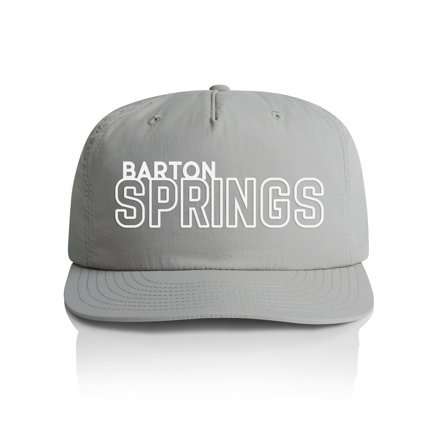 Barton Springs Outline Nylon Snapback