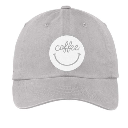 Coffee Cursive Smile Baseball Cap