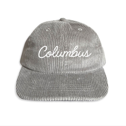Columbus Cursive Corduroy Cap