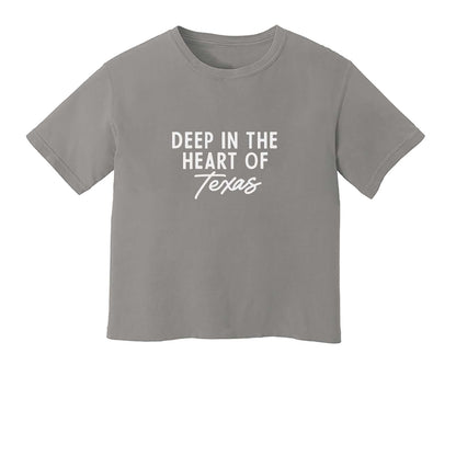 Deep in the Heart of Texas Washed Crop Tee