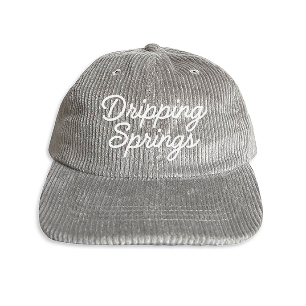 Dripping Springs Cursive Corduroy Cap