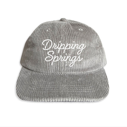Dripping Springs Cursive Corduroy Cap