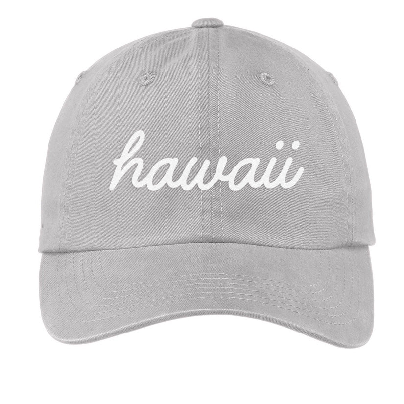 Hawaii Cursive Baseball Cap