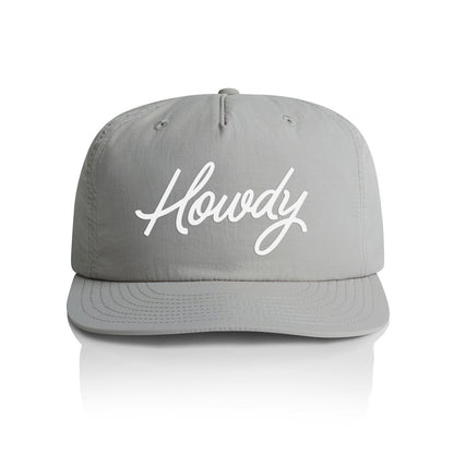 Howdy Cursive Nylon Snapback