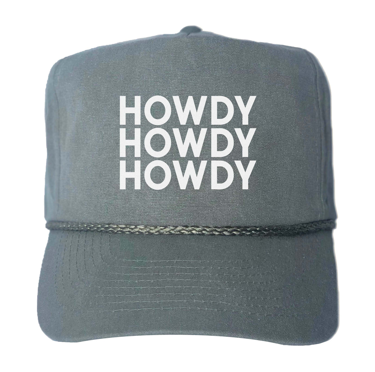 Howdy Howdy Howdy Canvas Trucker