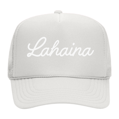 Lahaina Cursive Foam Snapback