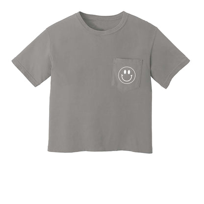 Smile Outline Pocket Tee