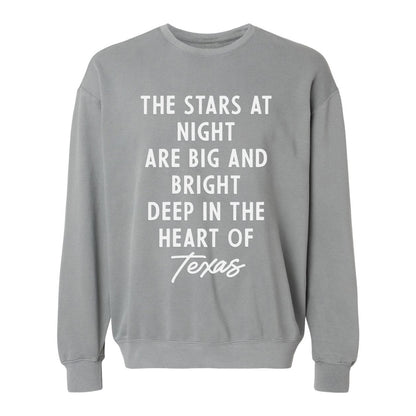 Stars at Night Washed Sweatshirt