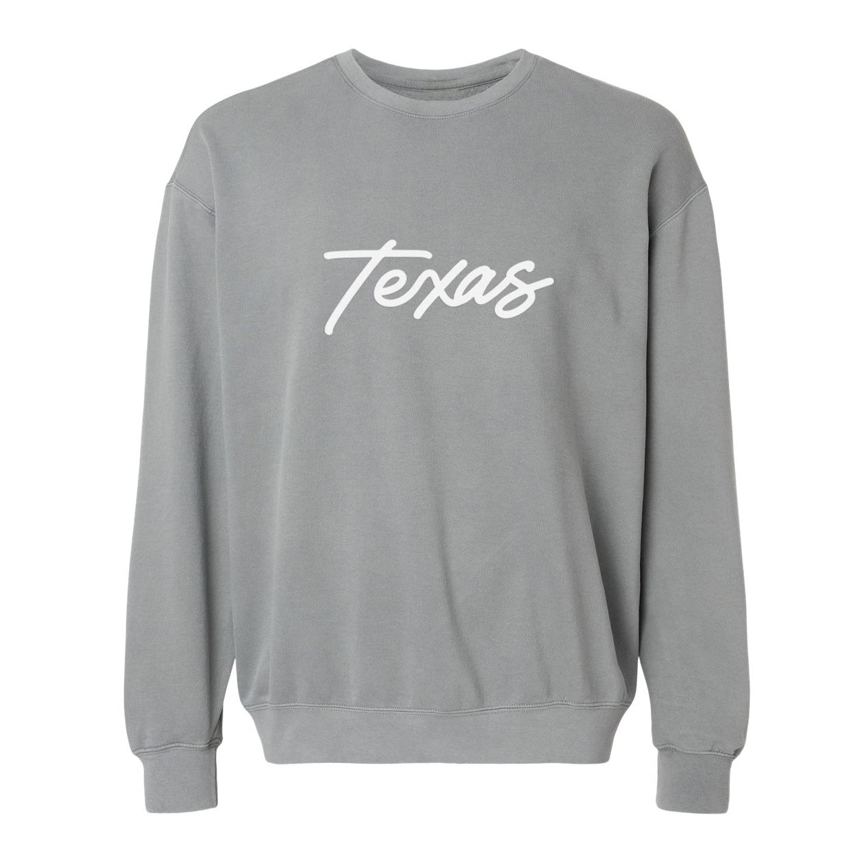 Texas Cursive Washed Sweatshirt