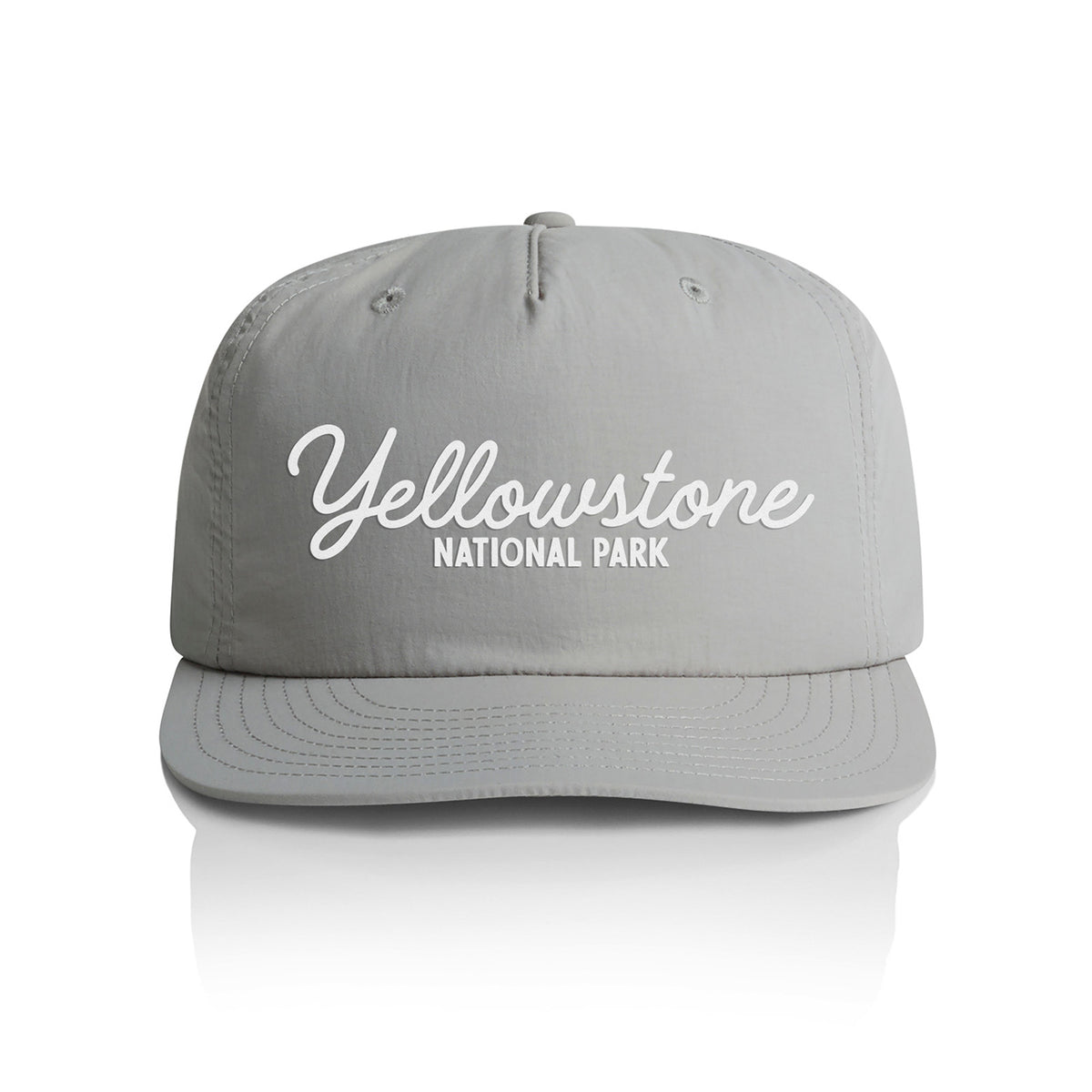 Yellowstone National Park Cursive Nylon Snapback