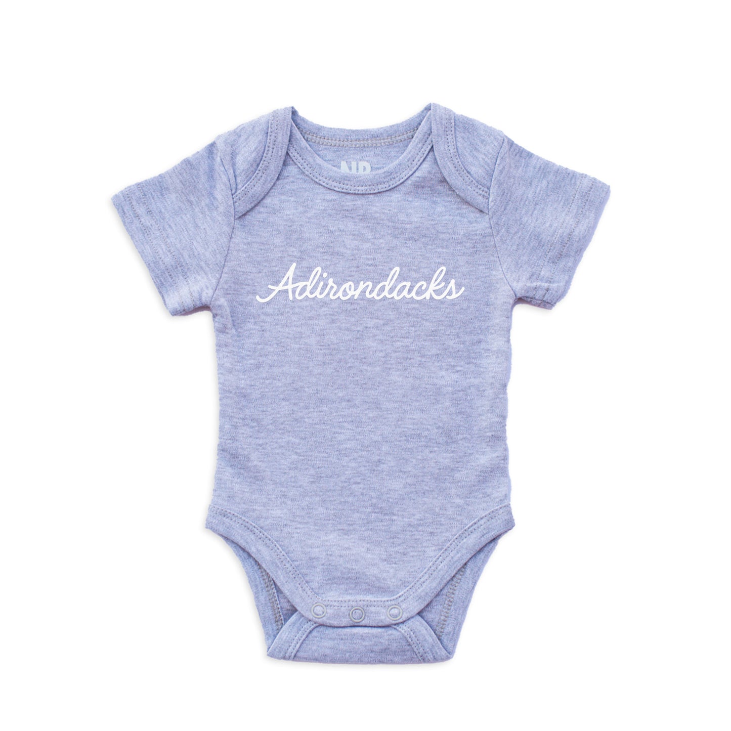 Adirondacks Cursive Onesie