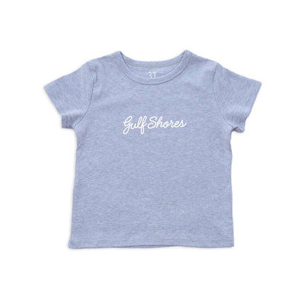 Gulf Shores Cursive Kids Tee