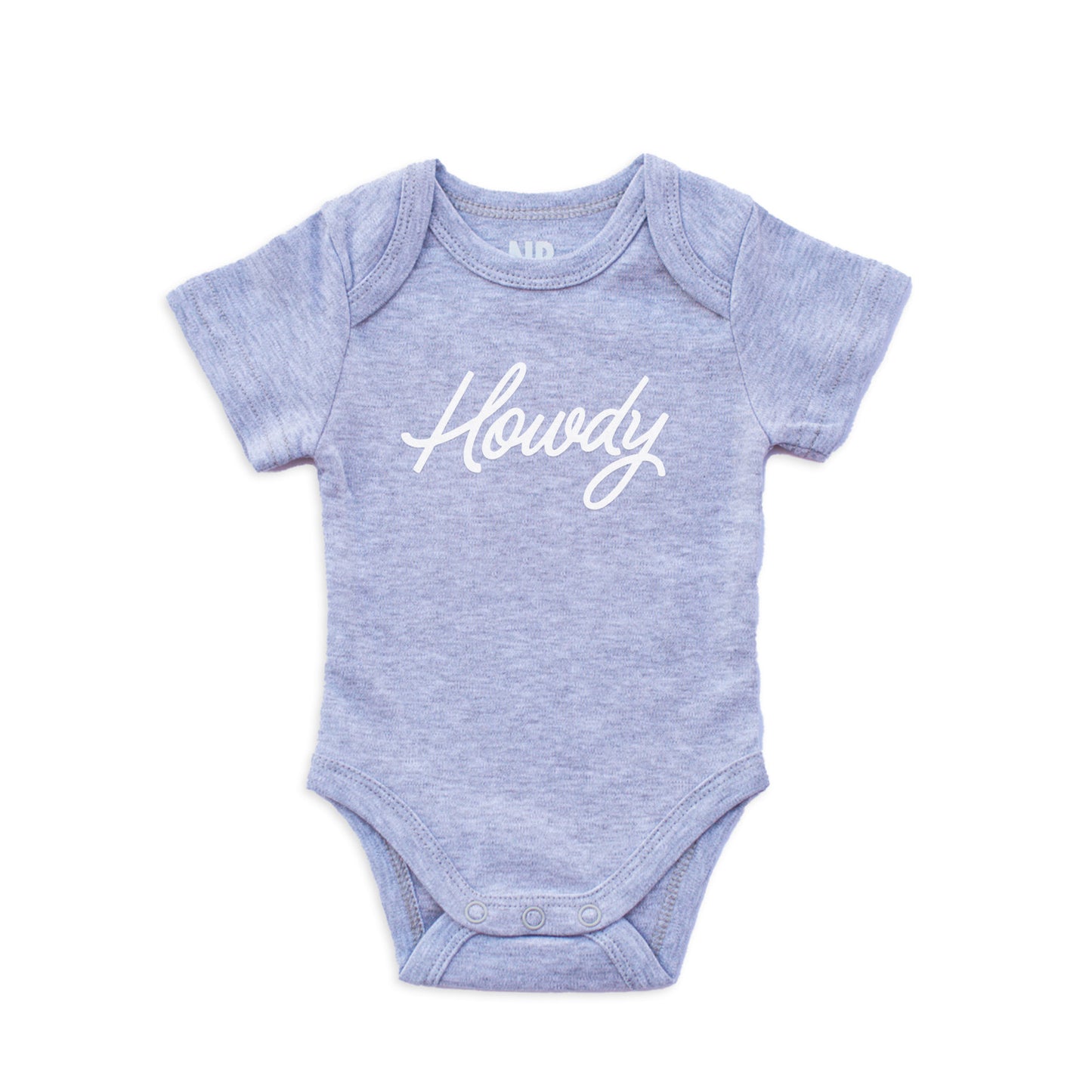 Howdy Cursive Onesie