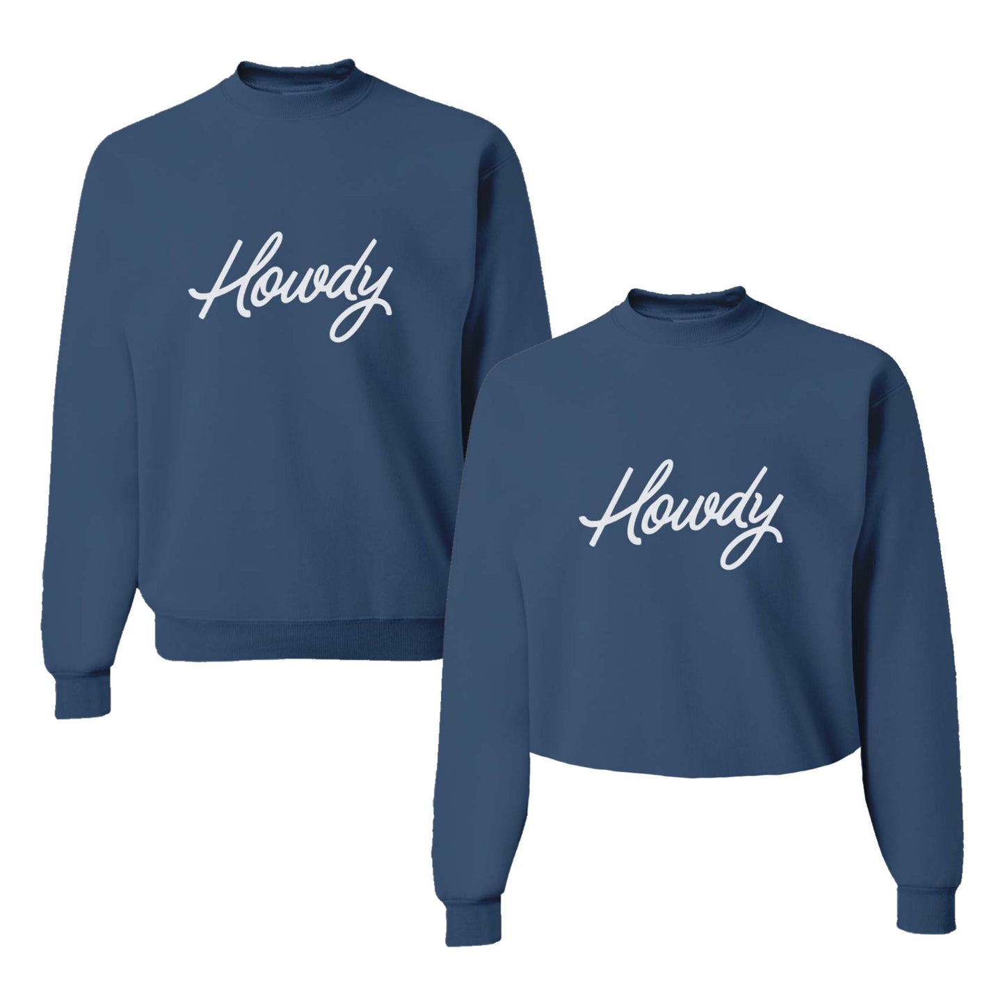 Howdy Cursive Classic Sweatshirt