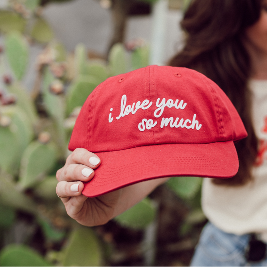 i love you so much Baseball Cap