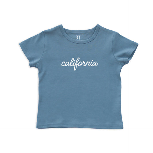 California Cursive Kids Tee