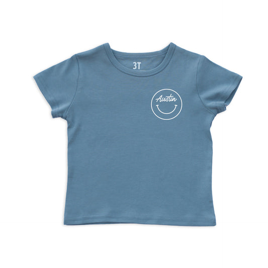 Austin Cursive Smile Kids Tee