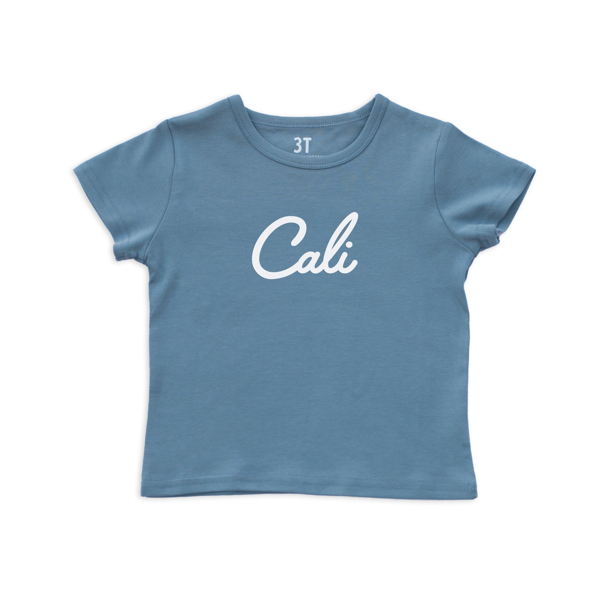 Cali Cursive Kids T-Shirt – Frankie Jean