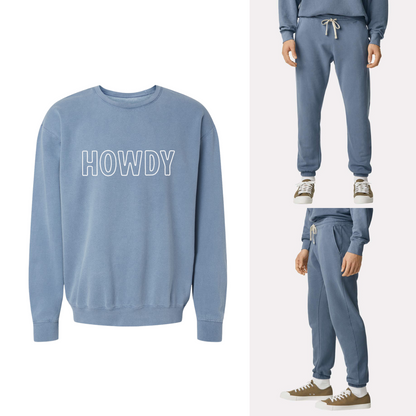 Howdy Outline Washed Sweatshirt