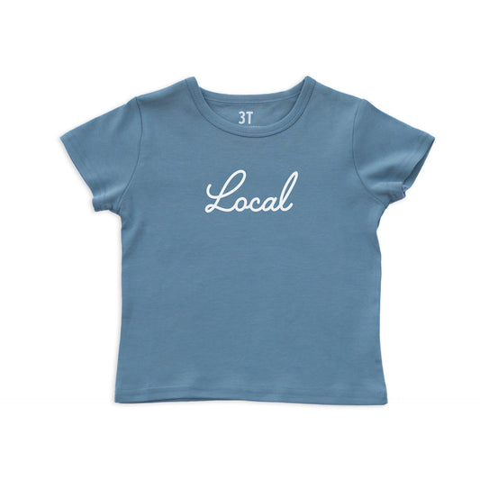 Local Cursive Kids Tee