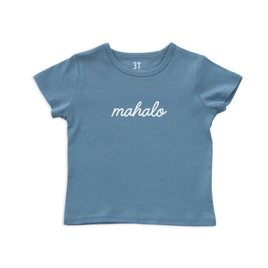 Mahalo Cursive Kids Tee
