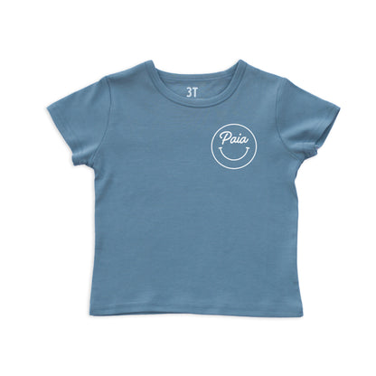 Paia Smiley Face Outline Kids Tee