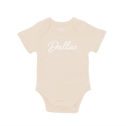 Dallas Cursive Onesie V2