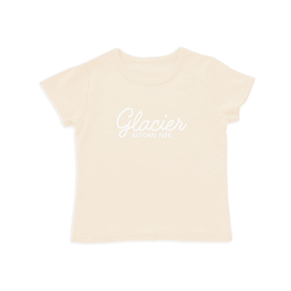 Glacier National Park Cursive Kids Tee