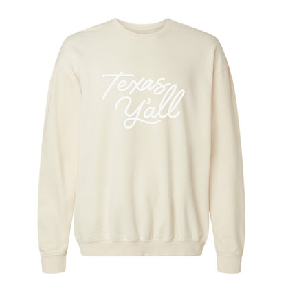 Texas Y'all Washed Sweatshirt