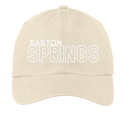 Barton Springs Outline Baseball Cap