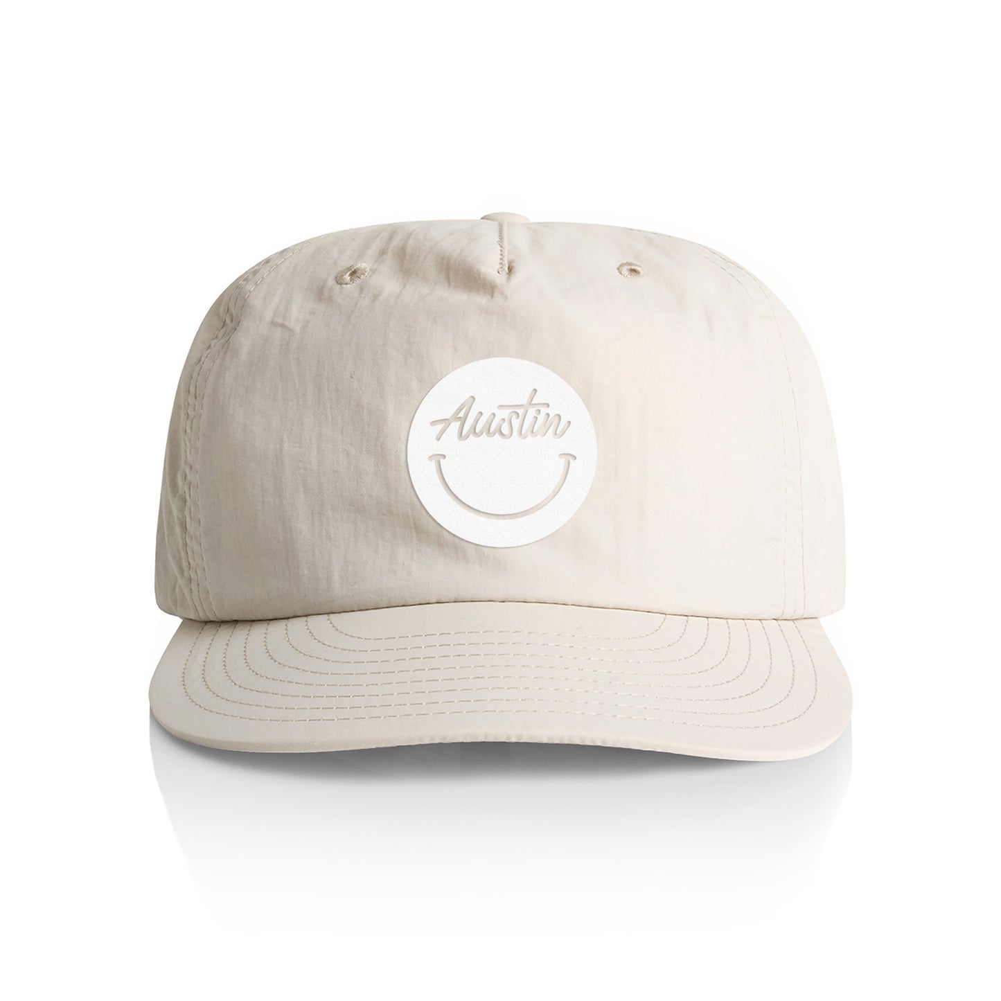 Austin Cursive Smile Nylon Snapback