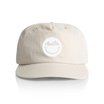 Austin Cursive Smile Nylon Snapback