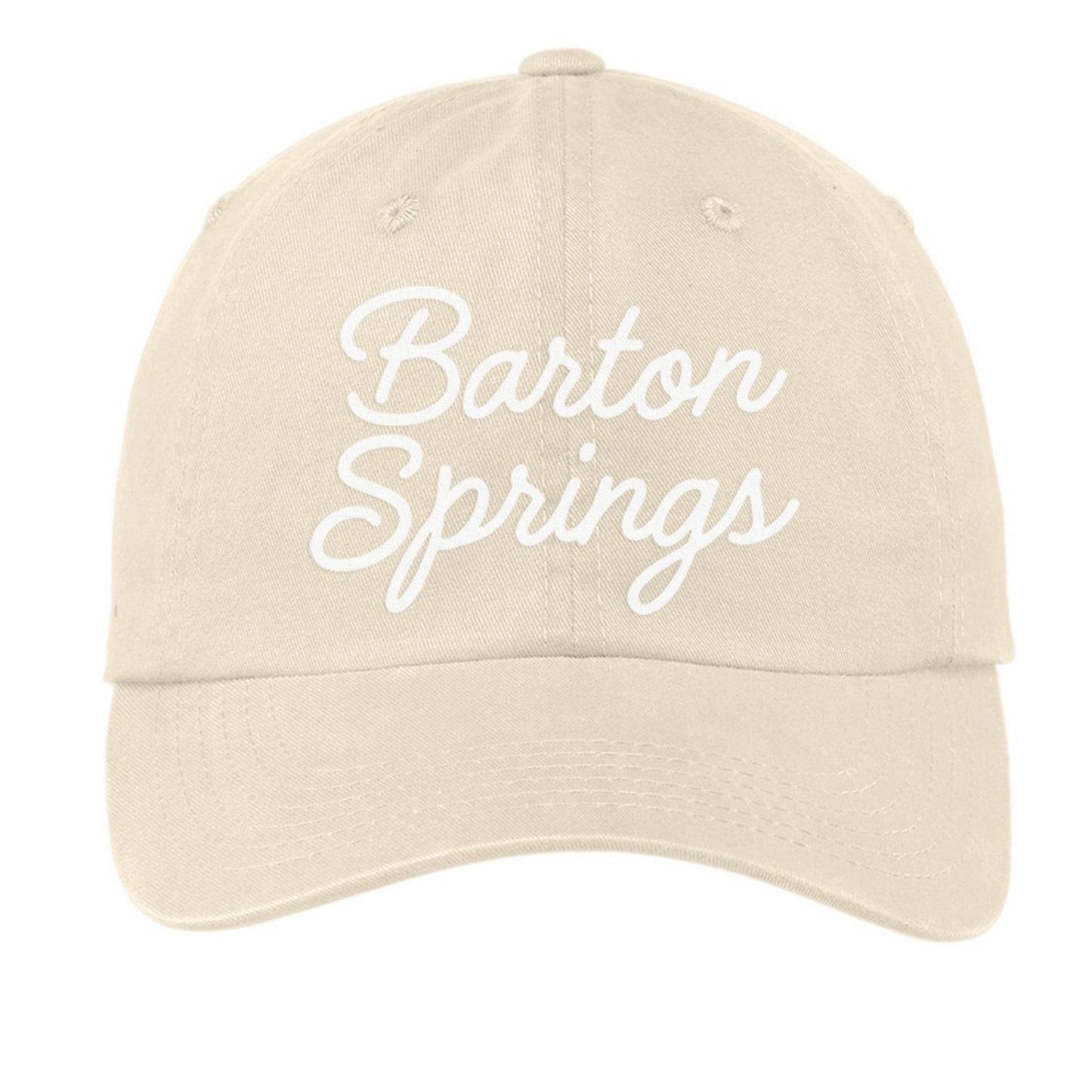 Barton Springs Cursive Baseball Cap