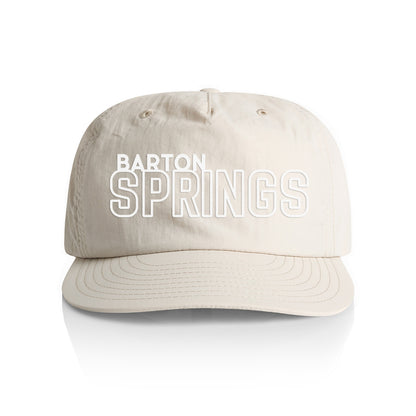 Barton Springs Outline Nylon Snapback