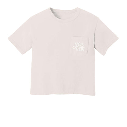 Yee Haw Crop Pocket Tee