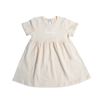 Howdy Cursive Lowercase Kids Dress