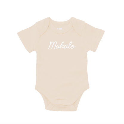 Mahalo Cursive Onesie