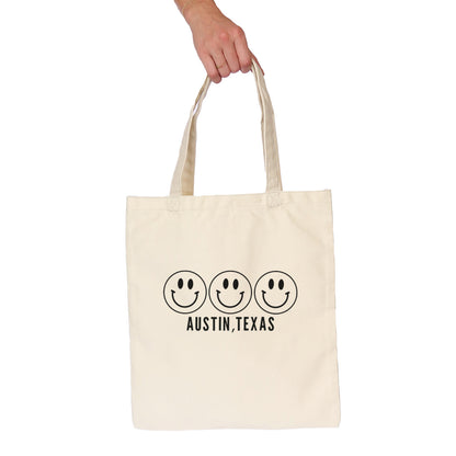 Smile Austin Texas Tote Bag
