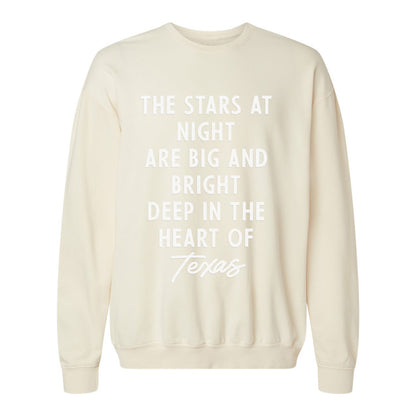 Stars at Night Washed Sweatshirt