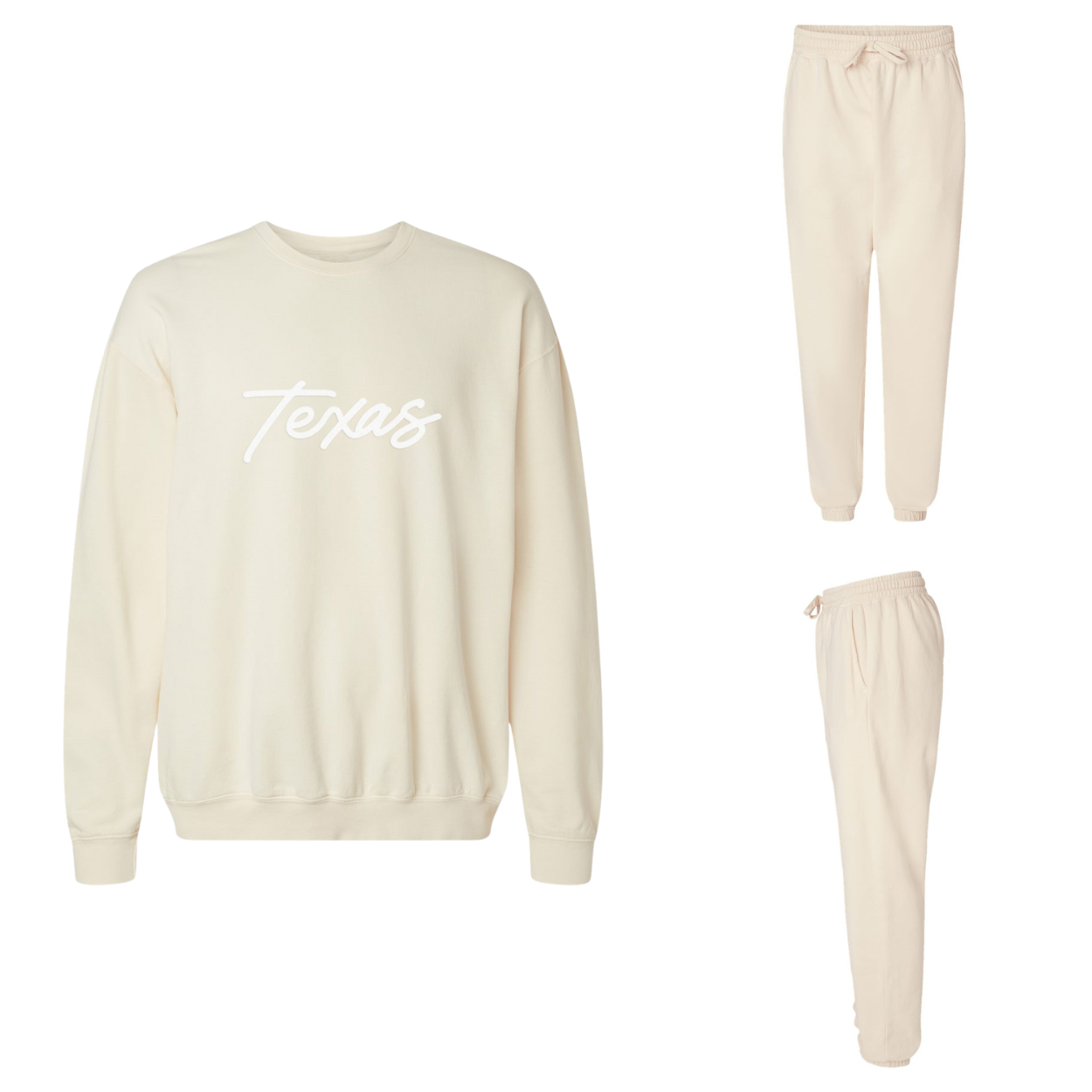 Texas Cursive Washed Sweatshirt