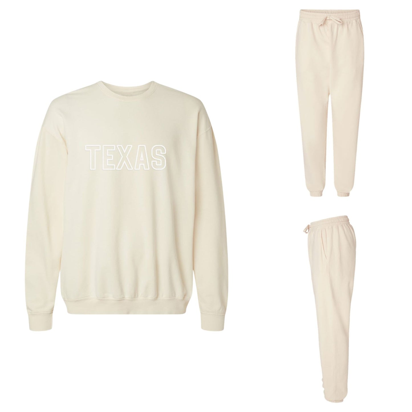 Texas Outline Washed Sweatshirt