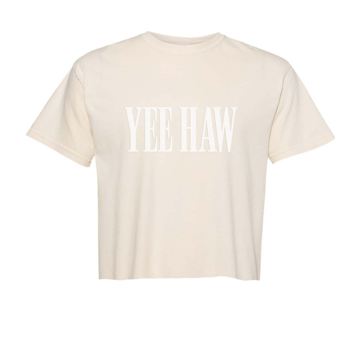 Yee Haw Western Washed Crop Tee
