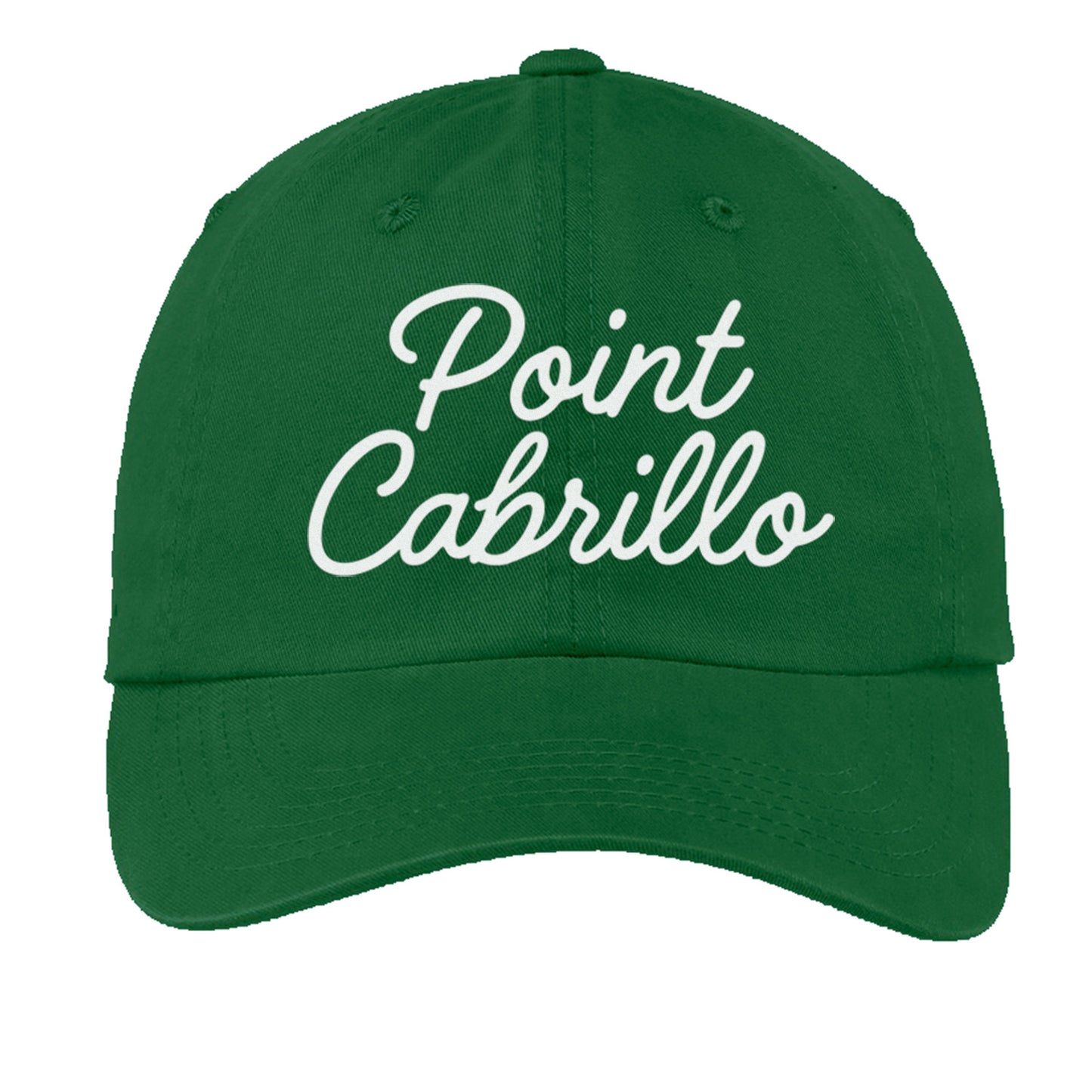 Point Cabrillo Cursive Baseball Cap