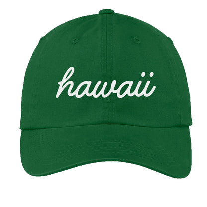 Hawaii Cursive Baseball Cap