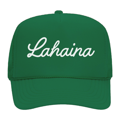 Lahaina Cursive Foam Snapback