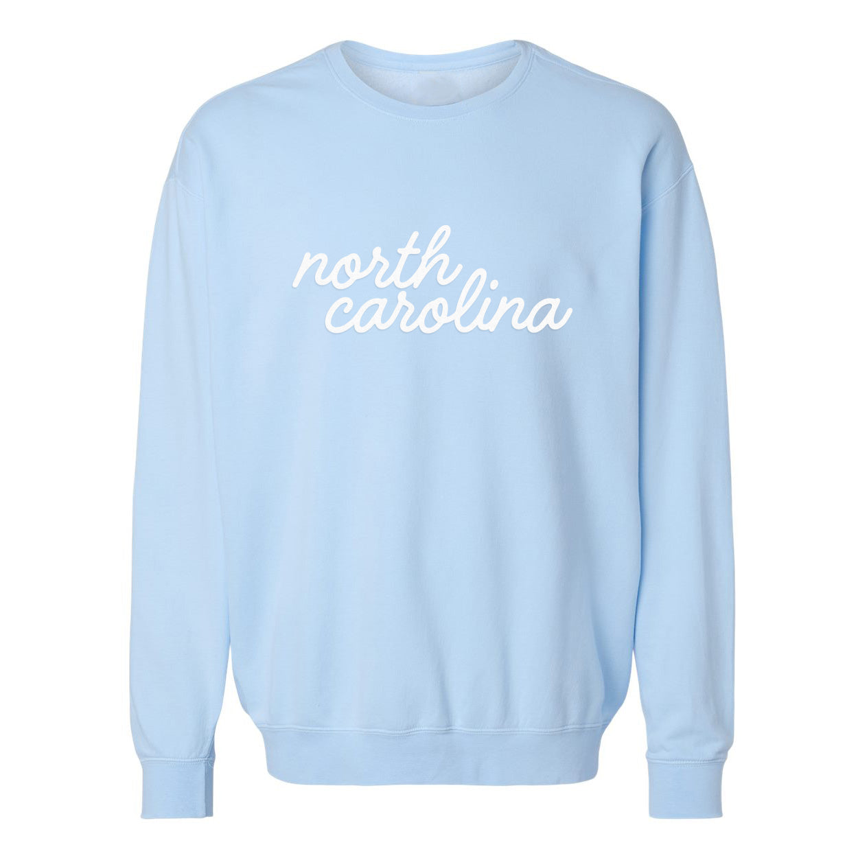 North Carolina Cursive Washed Sweatshirt