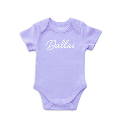 Dallas Cursive Onesie V2