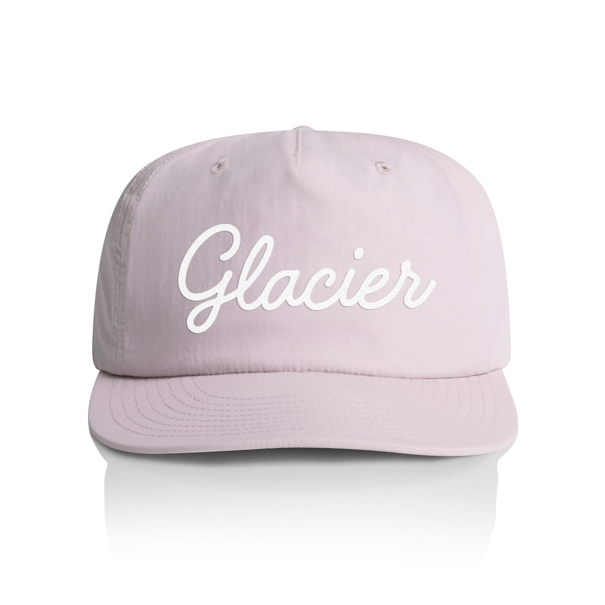 Glacier Cursive Nylon Snapback